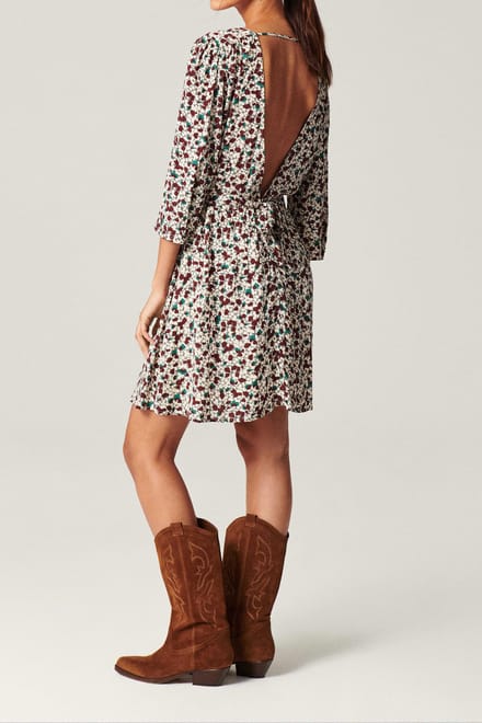 BA&SH Mini Dress Ecru Maat: XS | Mini Jurken Outlet | Dames | Ecru