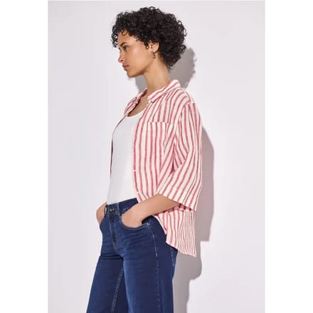 Gestreept overhemd blouse