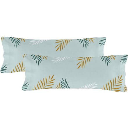 Set van 2 kussenslopen Foliage Mint | Blanc