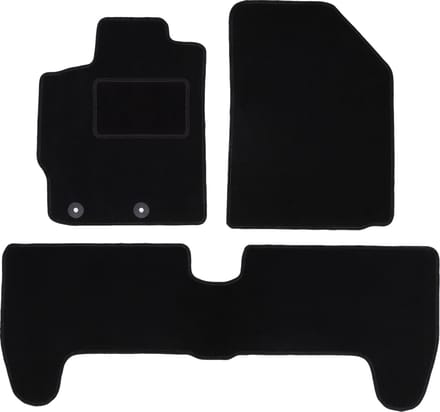 Zwarte veloursmatten voor: Toyota Yaris II hatchback (2005-2011)