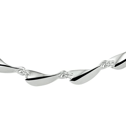 Collier Choker Poli/mat 9,5 Mm 42 Cm