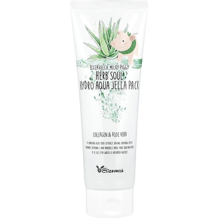 Elizavecca, Milky Piggy, Herbal Soul Hydro Aqua Gela Pack, 250 ml (250 ml) white