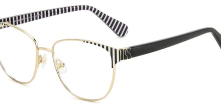 Kate Spade DOVE/G Gold pattern black 52/16/140 WOMAN Brilmonturen