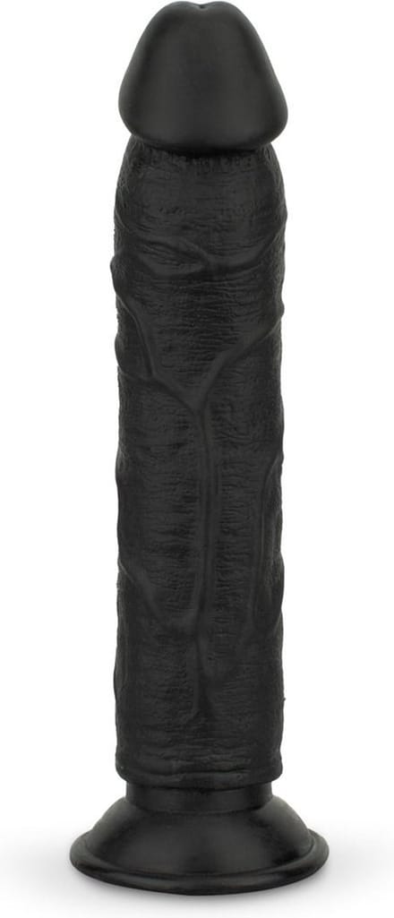 Dildo zonder ballen 17,5 cm - Zwart