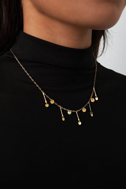 Golden Glimmer Necklace - Gold kleur