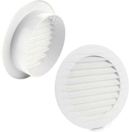Ventilatierooster met Insectenbescherming - Diverse Kleuren en Maten