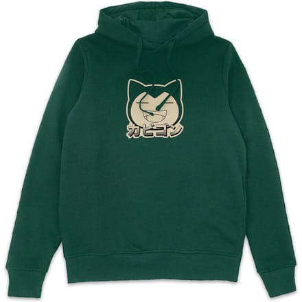 Pokémon Snorlax Snoozy By Nature Hoodie - Green - M