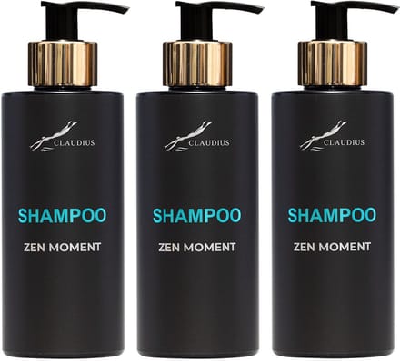 Shampoo Zen Moment 300 ml - gouden pomp - 3 stuks