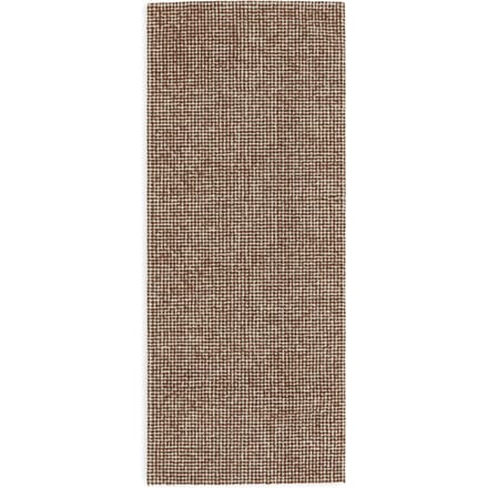 Normann Copenhagen Flick tapijt - off white/brown - 80 x 200 cm
