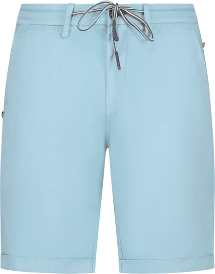 NZA - Lichtblauwe linnen chino shorts