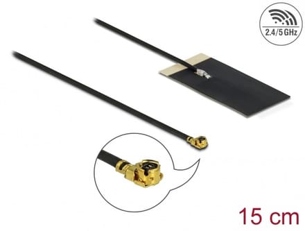 Delock Antenne WLAN 802.11 ac/ax/a/h/b/g/n MHF® I St