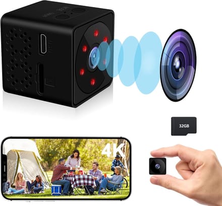 Mini Camera voor Binnen en Buiten - Compacte Beveiligingscamera