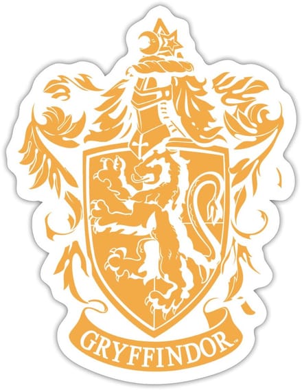 Harry Potter Griffoendor Afdelingswapen Sticker Maat S (max. 10 x 10cm)