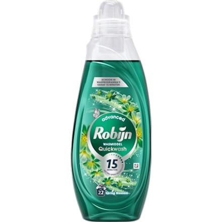 Robijn Advanced Quickwash Vloeibaar Wasmiddel Spring Blossom 22 Wasbeurten 837 ml