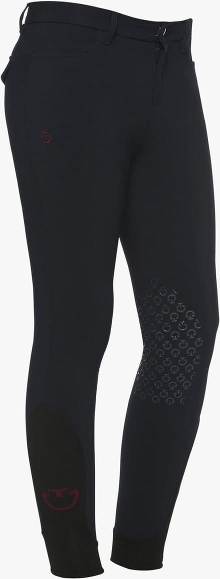 Cavalleria Toscana Jongens Knie Grip Rijbroek Basic S Wit
