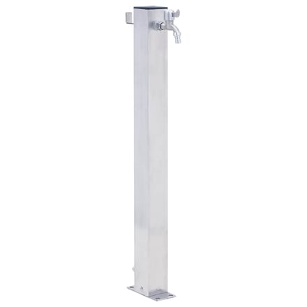 vidaXL - Waterzuil - vierkant - 60 - cm - roestvrij - staal