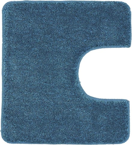 Antislip Voetstukmat 55x50 cm - IJsblauw - Polyester