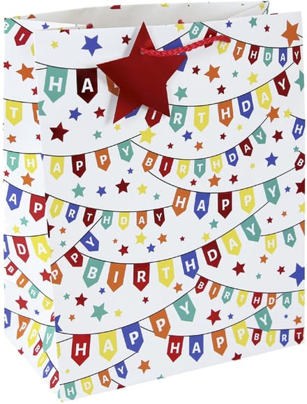 Clairefontaine geschenktas 'Happy Birthday', klein