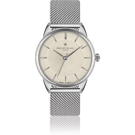 Mesh horloge Philipp Blanc Silver