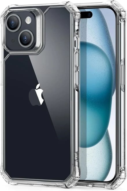 ESR Air Armor Back Cover Hoesje Transparant Geschikt voor Apple iPhone 15