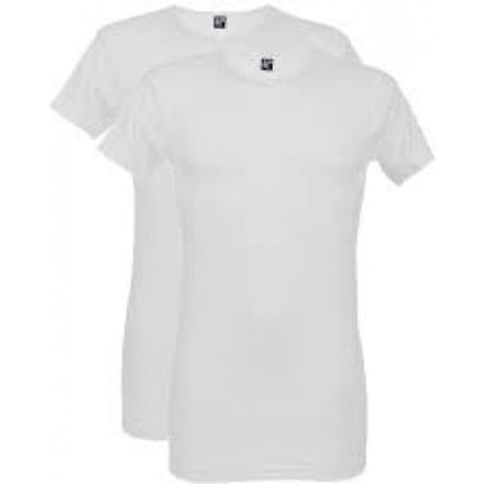 Alan Red Ottawa T-shirt Stretch Wit (2Pack) - Maat XXL - Heren - Basic T-shirt