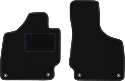 Zwarte veloursmatten voor: Audi TT II 8J cabrio, roadster, coupé (2006-2014)