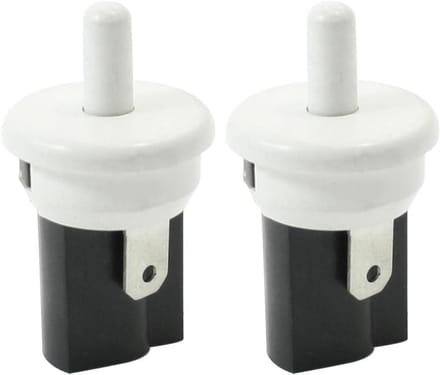 Koelkast Deur Schakelaar - Koelkastlamp Schakelaar - Koelkast Verlichting - Momentary SPST NC - 23 x 4 cm - Wit