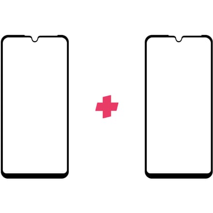 DuoPack: Huawei P30 Lite (New Edition) screenprotector gehard glas Edge to Edge