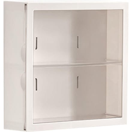 Wandgemonteerde Vitrine Blind Box Figuren Display Case Handwerk Opbergdisplayrek Stofdicht wit