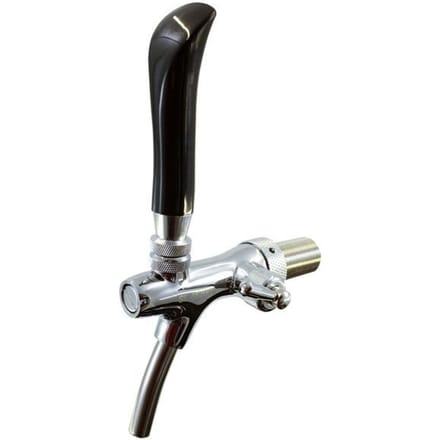Robinet compensateur, robinet de tirage Ergo chromeé 5/8-35 mm avec bec 35 mm argenté