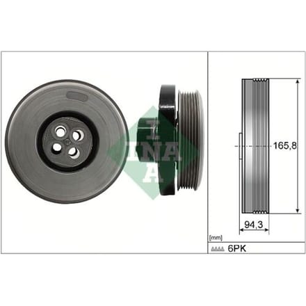 Schaeffler Ina Riemschijf, krukas INA 544 0602 10