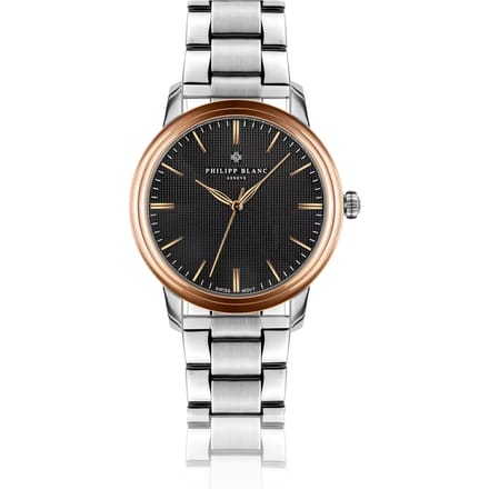 Zilveren horloge Philipp Blanc Zurich