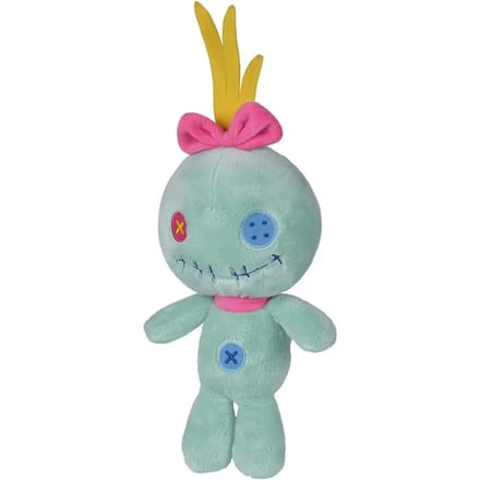 Disney Lilo en Stitch pluche Scrump - 25 cm, groen/blauw/roze/geel