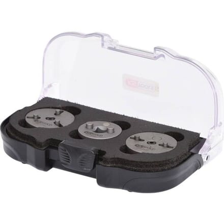 KS TOOLS Universele Remzuiger-Terugstelgereedschap-Adapterset 3-delig - 150.2295