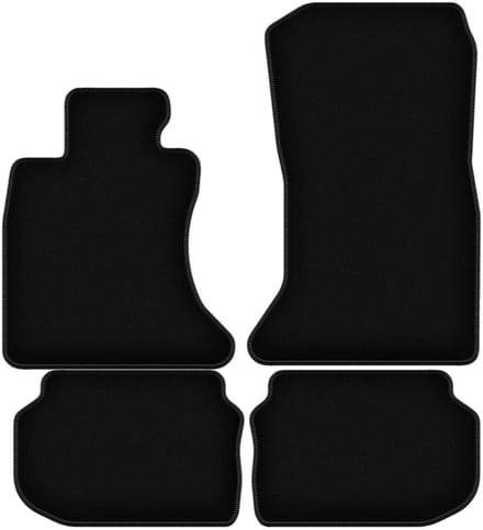 BASIC zwarte veloursmatten voor: BMW 5 F10 xDrive sedan (2010-2013)