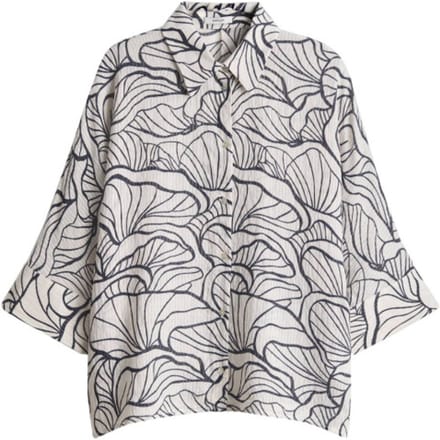 relaxed fit blouse in all-over look model 'Fashell'