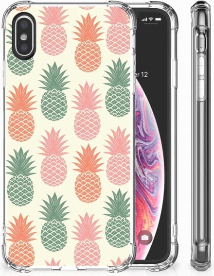 Apple iPhone X | Xs Beschermhoes Ananas