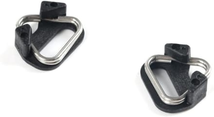 Camera Bevestigingshaak - Adapter Riemring - Camera Beveiligen - Verstelbare RVS - 10 Stuks - Zwart