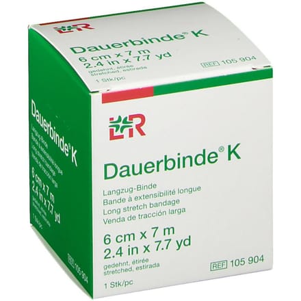 Lohmann & Rauscher Dauerbinde K 6cmx7m 10590 1 Verband