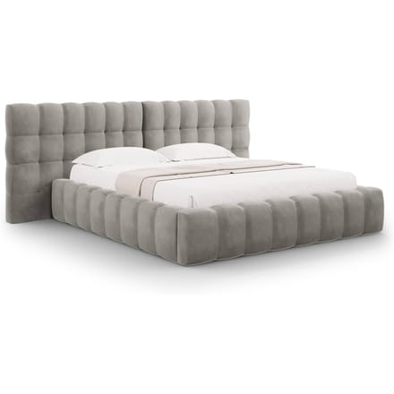 Bed frame Bali velvet met opbergruimte 200 x 200 cm | Cosmopolitan Design