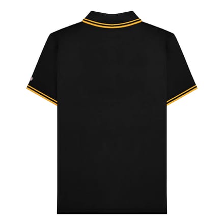 Lambretta Heren SS25 Twin Tip Poloshirt S goud/zwart
