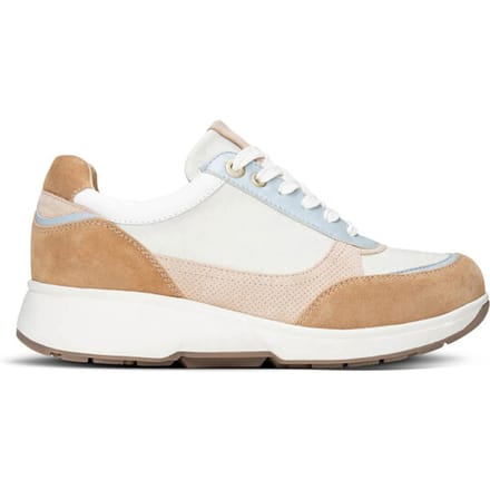Xsensible Pristina Sneakers - Leer - Dames - Beige - Maat 37