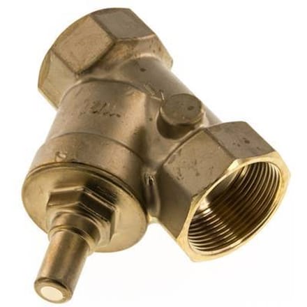 Rp 1-1/2'' Messing Y Terugslagklep 10 bar (145 psi) FKM