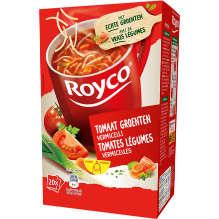 Soep royco tomaat groenten Vermicelli 20 zakjes