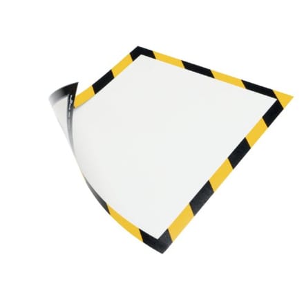 Durable Duraframe Security Kader A4, Magnetisch, Geel en zwart (pak 5 stuks)