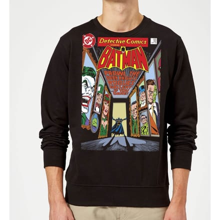 Batman The Dark Knight's Rogues Gallery Cover Sweatshirt - Black - S
