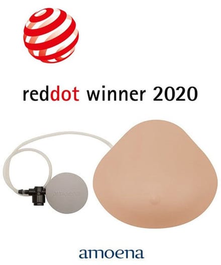 Amoena borstprothese Adapt Air Light 1SN - Ivoor - Maat 3