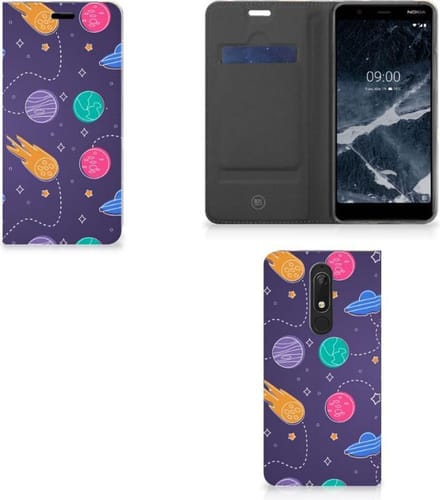 Nokia 5.1 (2018) Hippe Standcase Space
