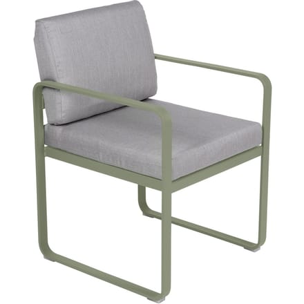 Fermob BELLEVIE fauteuil voor de eethoek - 82 cactus mat - 79 Flanelgrijs