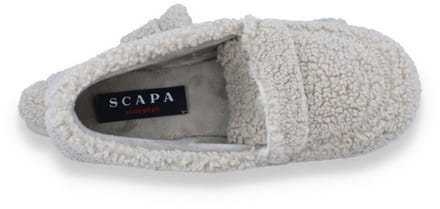 Scapa Dames Pantoffel Piedra | Beige | Maat: 40